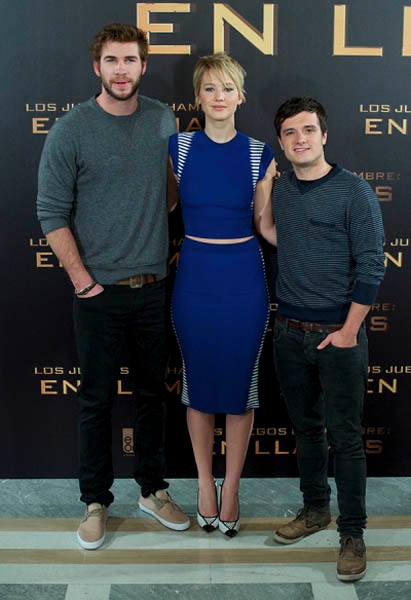 catching-fire-madrid-premiere-liam-hemsworth-jennifer-lawrence-josh-hutcherson