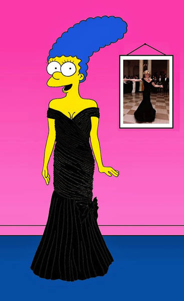 marge-simpson-catherine-walker-lady-diana-art-cartoon-illustration-satire-sketch-fashion-luxury-style-iconic-dresses-all-the-time-the-simspsons-humor-chic-by-alexsandro-palombo