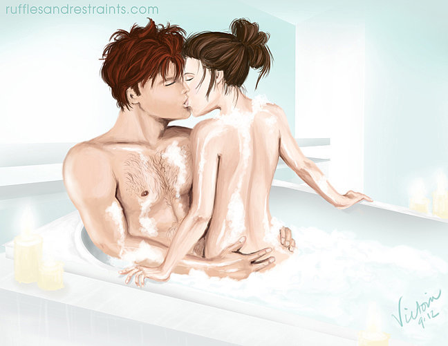 Blue-String-Bathtub-Flings