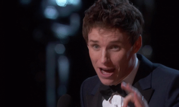 EDDIE REDMAYNE LOSES IT