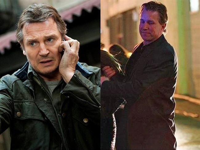19. Liam Neeson ve İkiz Dublörü Mark Vanselow (Gunshy)