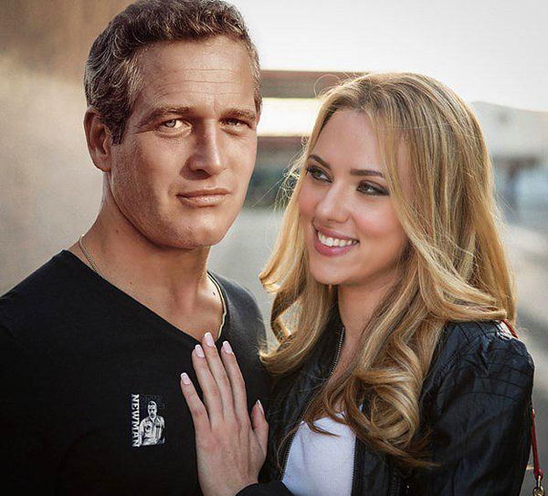 Paul Newman ve Scarlett Johansson