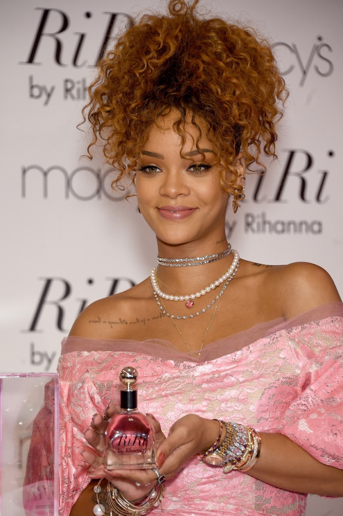 Rihanna-RiRi-Fragrance-Launch-Macys-Brooklyn-Pink-Dress2