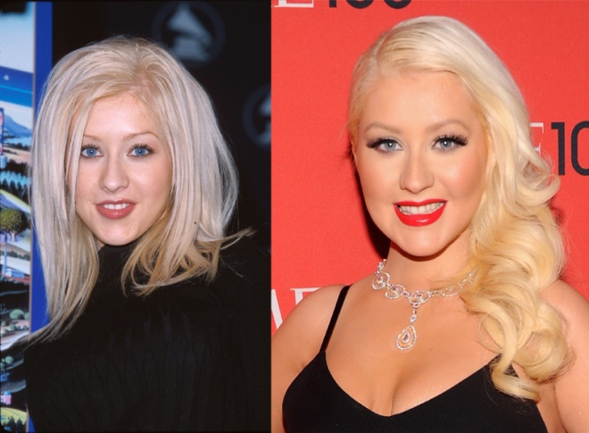 Christina-Aguilera-Nose-Job