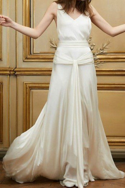 GÜNLÜK HAYATTA ELBİSE OLARAK DA GİYEBİLECEĞİNİZ GELİNLİK MODELLERİ 34