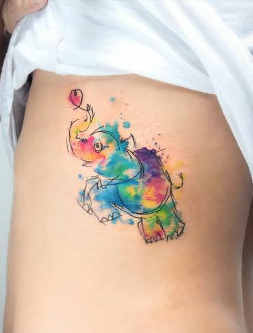 DİKKATLERİ ÜZERİNİZE ÇEKECEK YAĞLI BOYA GÖRÜNÜMLÜ 34 DÖVME (1)