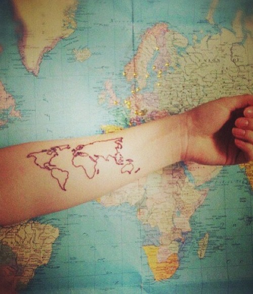 ÖZGÜR RUHLU DÖVME MERAKLILARI İÇİN 25 HARİTA DÖVMESİ (22)