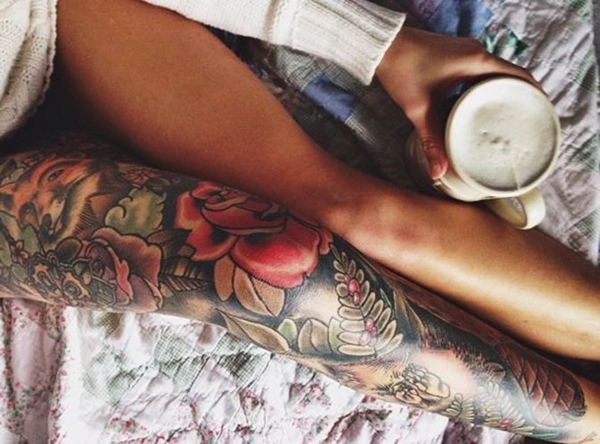 CESUR VE SINIR TANIMAYANLAR İÇİN 20 SEKSİ BACAK DÖVMESİ (11)