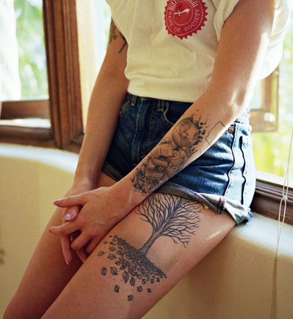 CESUR VE SINIR TANIMAYANLAR İÇİN 20 SEKSİ BACAK DÖVMESİ (16)