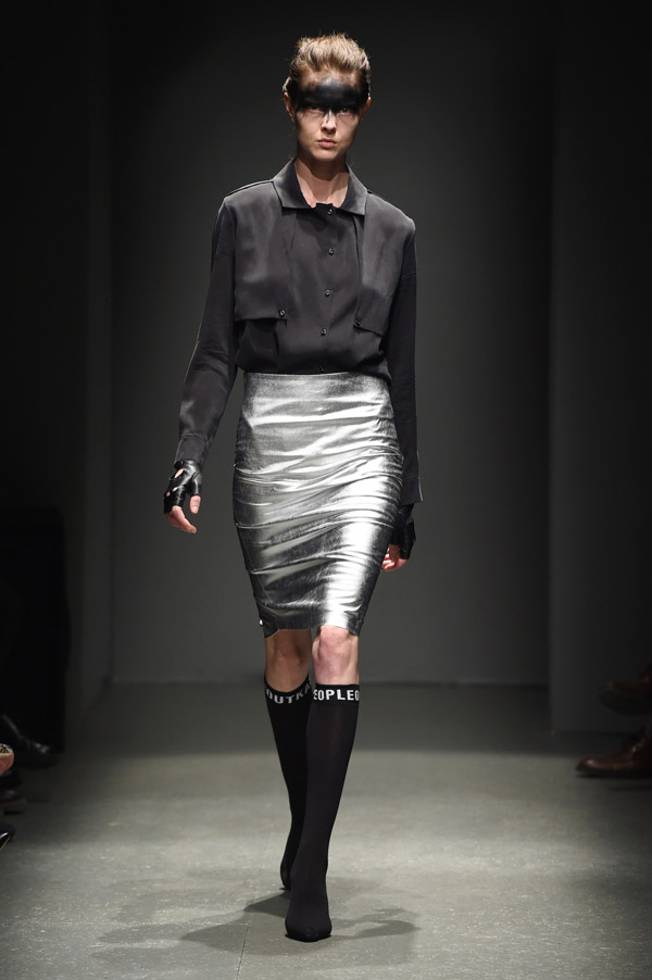 ISTANBUL, TURKEY - MARCH 17:  A model walks the runway at the Outkast People show during the Mercedes-Benz Fashion Week Istanbul Autumn/Winter 2016 at Zorlu Center on March 17, 2016 in Istanbul, Turkey.  (Photo by Stuart C. Wilson/Getty Images for IMG)