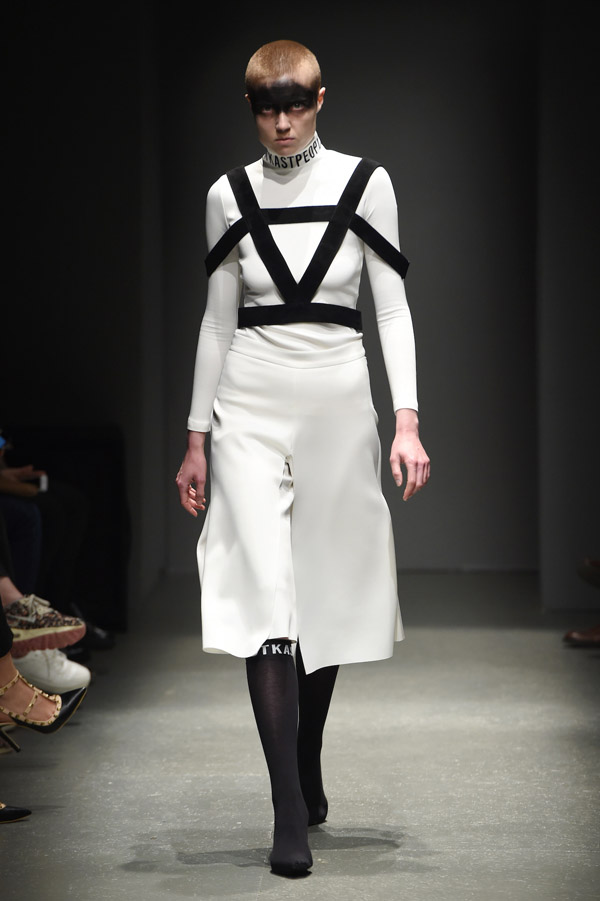 ISTANBUL, TURKEY - MARCH 17:  A model walks the runway at the Outkast People show during the Mercedes-Benz Fashion Week Istanbul Autumn/Winter 2016 at Zorlu Center on March 17, 2016 in Istanbul, Turkey.  (Photo by Stuart C. Wilson/Getty Images for IMG)