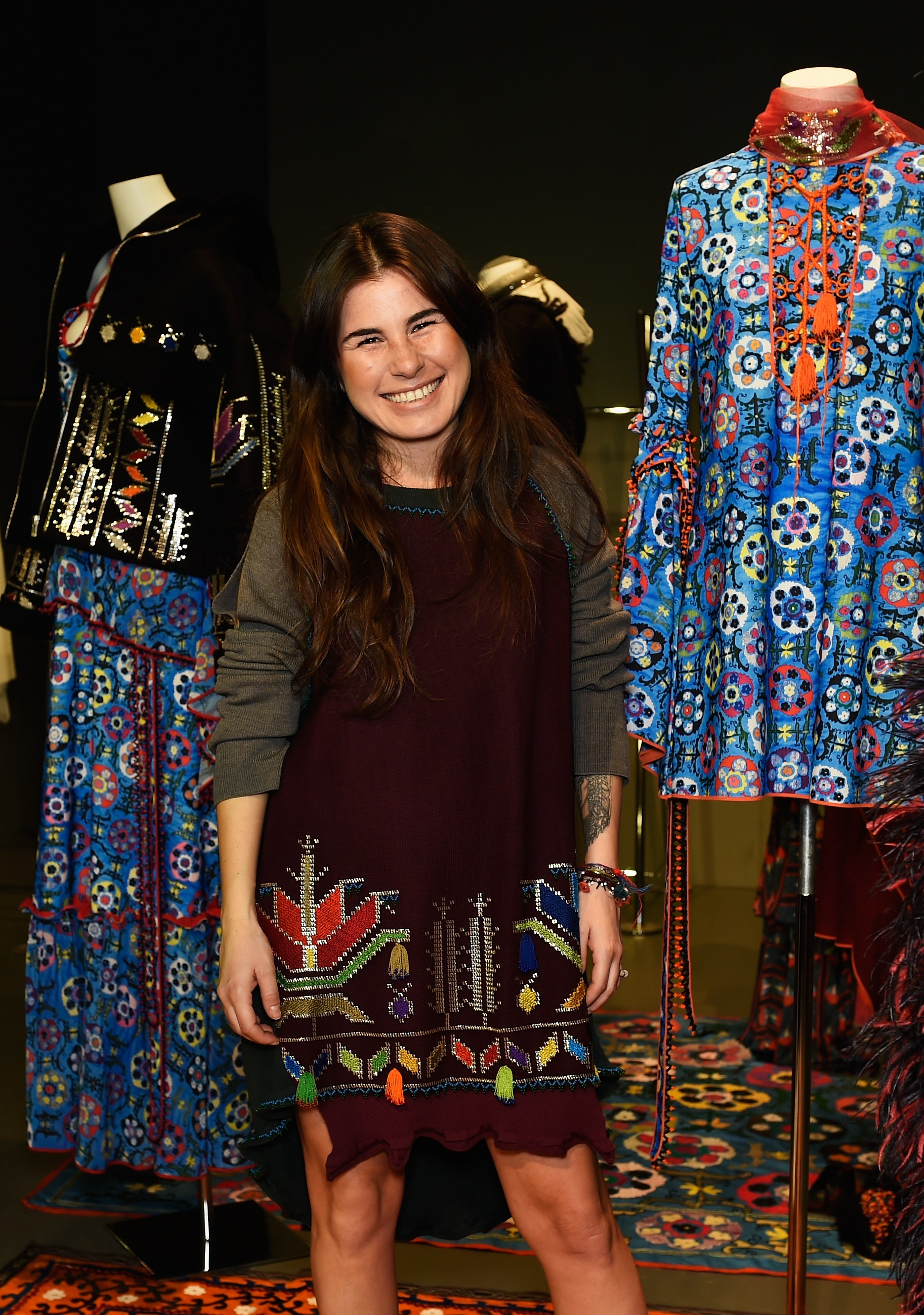 "ISTANBUL, TURKEY - MARCH 18:  Zeynep Tosun stands by her presentation during the Mercedes-Benz Fashion Week Istanbul Autumn/Winter 2016 at Zorlu Center on March 18, 2016 in Istanbul, Turkey.  (Photo by S. Alemdar/Getty Images for IMG)"