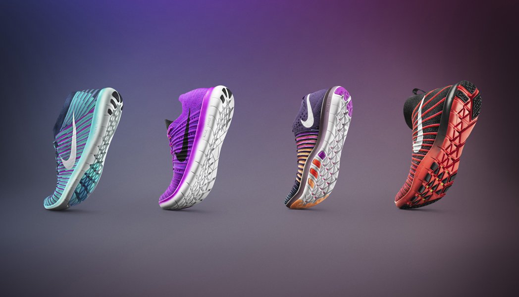 Nike Free Auxetic Midsole Technology for Running and Training