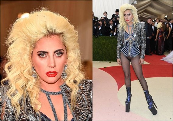 met gala makyaj lady gaga