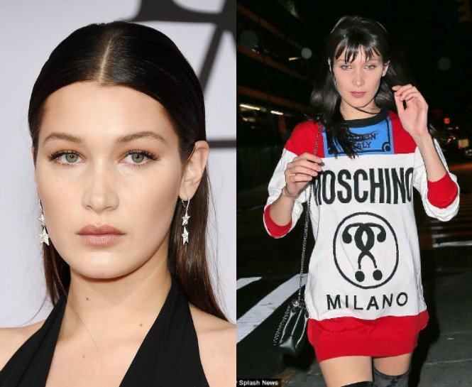 bella hadid saç modeli