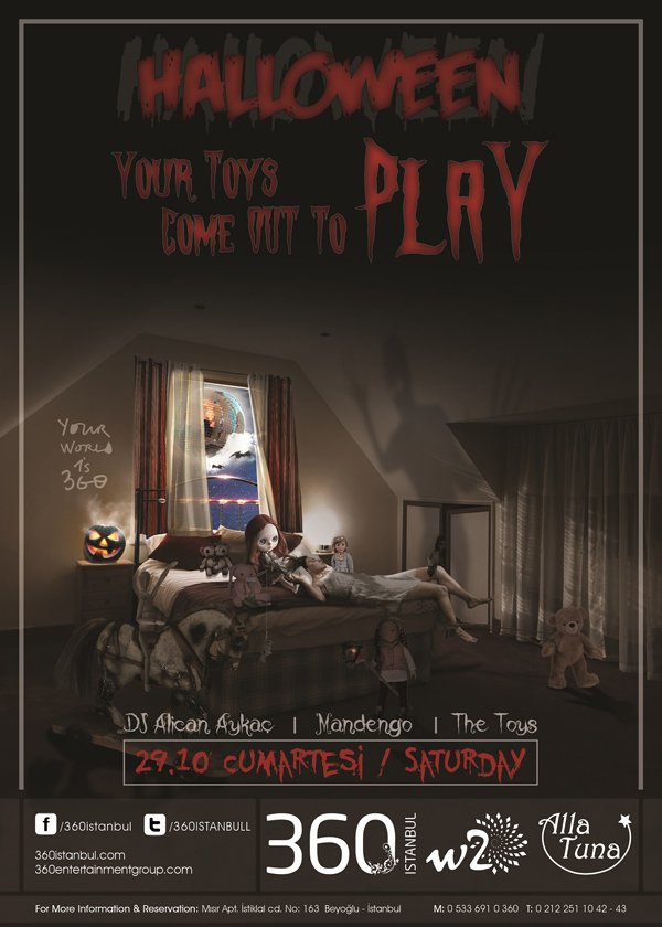 Halloween 2016 Your Toys Come Out to Play Poster medium