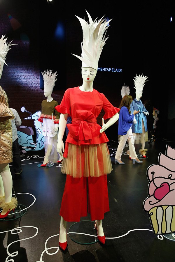 ISTANBUL, TURKEY - OCTOBER 13:  A mannequin displays designs at the Mehtap Elaidi presentation during Mercedes-Benz Fashion Week Istanbul at Zorlu Center on October 13, 2016 in Istanbul, Turkey.  (Photo by Tristan Fewings/Getty Images for IMG)