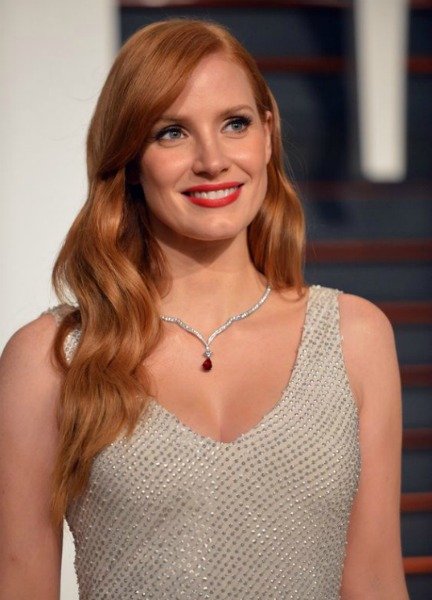 JESSICA CHASTAIN'IN İLHAM VERİCİ SAÇ MODELLERİ 2