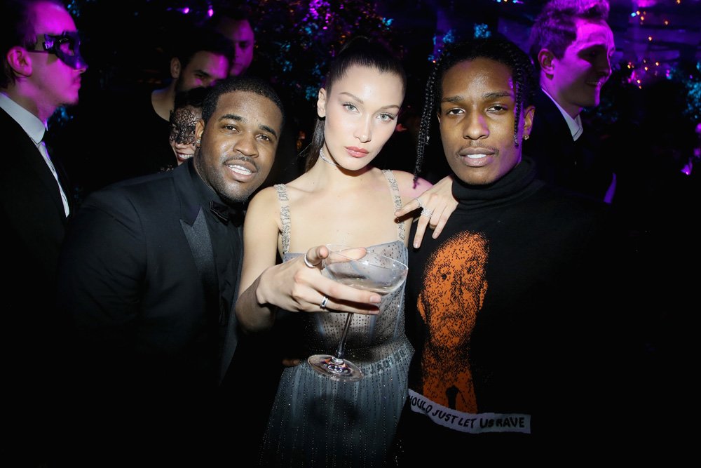 PARIS, FRANCE - JANUARY 23: ASAP Rocky, ASAP Ferg, and Bella Hadid attend the Christian Dior Haute Couture Spring Summer 2017 Bal Masque as part of Paris Fashion Week on January 23, 2017 in Paris, France. (Photo by Victor Boyko/Getty Images for Dior) *** Local Caption *** ASAP Rocky; ASAP Ferg; Bella Hadid