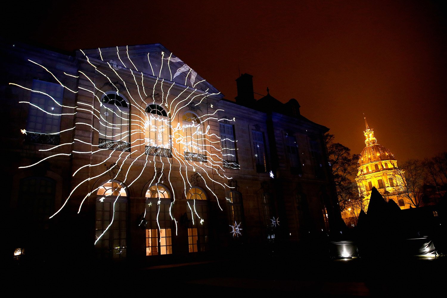 PARIS, FRANCE - JANUARY 23: General atmosphere outside of the Christian Dior Haute Couture Spring Summer 2017 Bal Masque as part of Paris Fashion Week on January 23, 2017 in Paris, France. (Photo by Bertrand Rindoff Petroff/Getty Images for Dior)