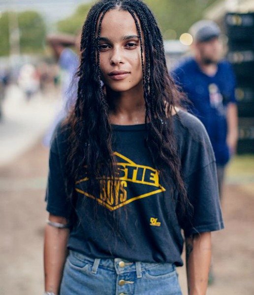 GEÇMİŞTEN GÜNÜMÜZE ZOE KRAVİTZ'İN SAÇ MODELLERİ b77