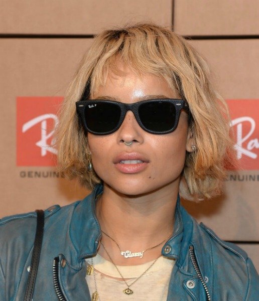 GEÇMİŞTEN GÜNÜMÜZE ZOE KRAVİTZ'İN SAÇ MODELLERİ fd