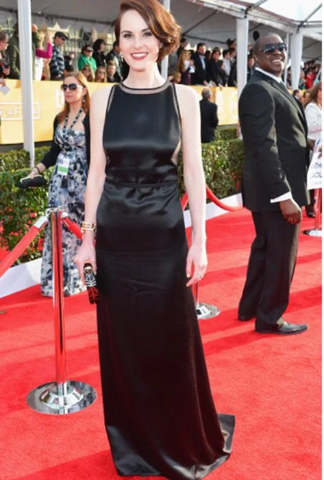 LOS ANGELES, CA - JANUARY 27: Actress Michelle Dockery arrives at the 19th Annual Screen Actors Guild Awards held at The Shrine Auditorium on January 27, 2013 in Los Angeles, California. (Photo by Alberto E. Rodriguez/Getty Images)