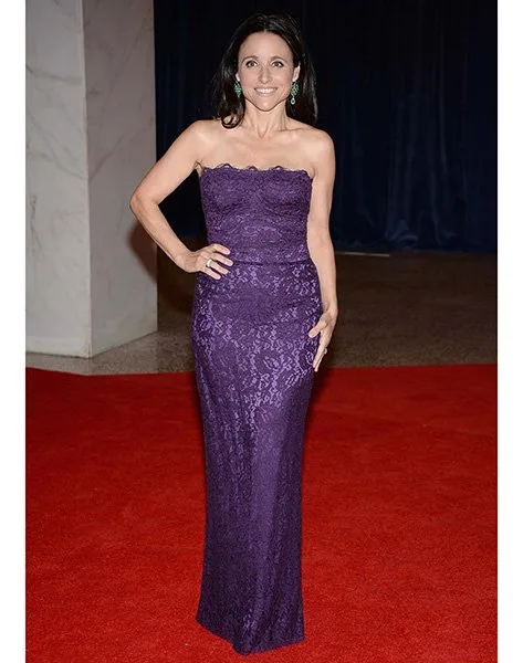 WASHINGTON, DC - APRIL 27: Julia Louis-Dreyfus attends the White House Correspondents' Association Dinner at the Washington Hilton on April 27, 2013 in Washington, DC. (Photo by Dimitrios Kambouris/Getty Images)