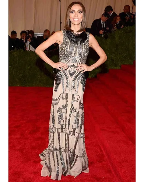 NEW YORK, NY - MAY 06: Giuliana Rancic attends the Costume Institute Gala for the "PUNK: Chaos to Couture" exhibition at the Metropolitan Museum of Art on May 6, 2013 in New York City. (Photo by Kevin Mazur/WireImage)