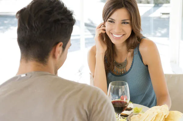 Young Couple At Restaurant