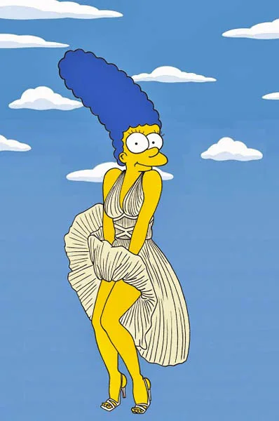 marge-simpson-marilyn-monroe-william-travilla-art-cartoon-illustration-satire-sketch-fashion-luxury-style-iconic-dresses-all-the-time-the-simspsons-humor-chic-by-alexsandro-palombo-2