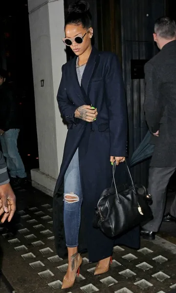 ünlülerin sokak stili rihanna