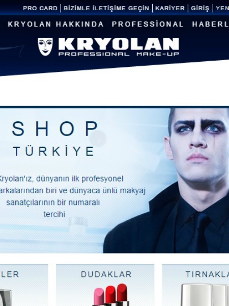 MAKYAJ SEVERLERE MÜJDE; KRYOLAN ONLINE SATIŞ SİTESİ AÇILDI!
