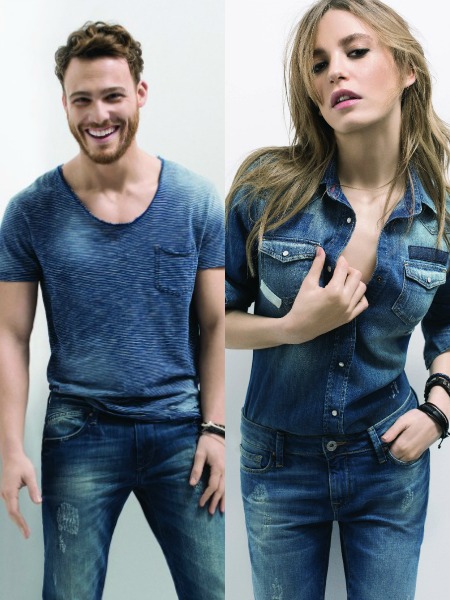 SERENAY SARIKAYA VE KEREM BURSİN MAVİ REKLAMLARINDA