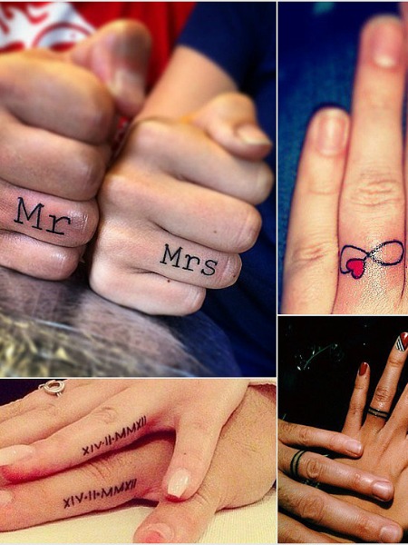 NİŞAN YÜZÜĞÜ YERİNE ÇİFTLER İÇİN 19 DÖVME ÖNERİSİ