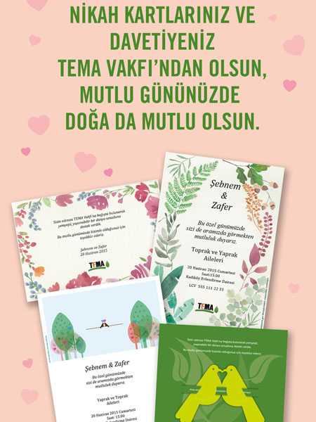 DOĞAYA DUYARLI GELİN VE DAMATLAR İÇİN ÖZEL ÇÖZÜMLER