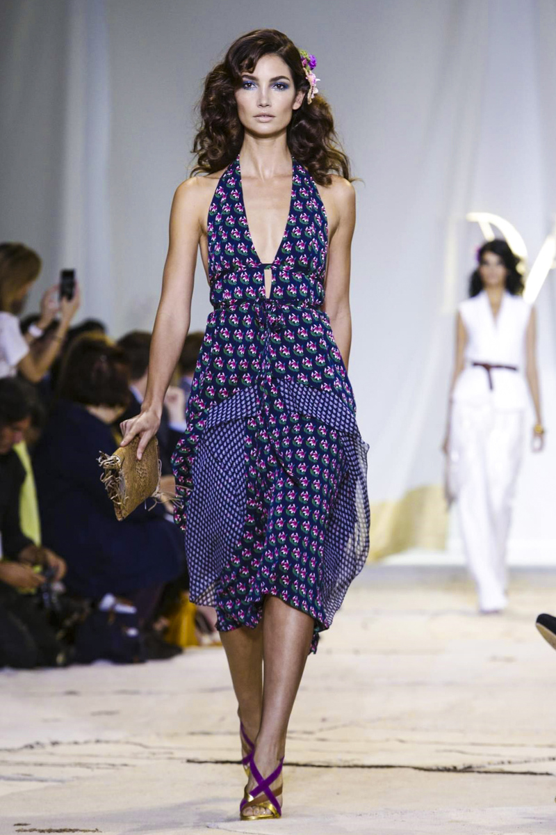 Diane von Furstenberg Fashion Show Ready to Wear Collection Spring Summer 2016 in New York