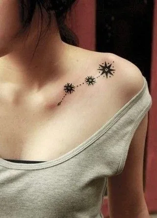 Star tattoos designs ideas men women girls guys cool best awesome cute (5)