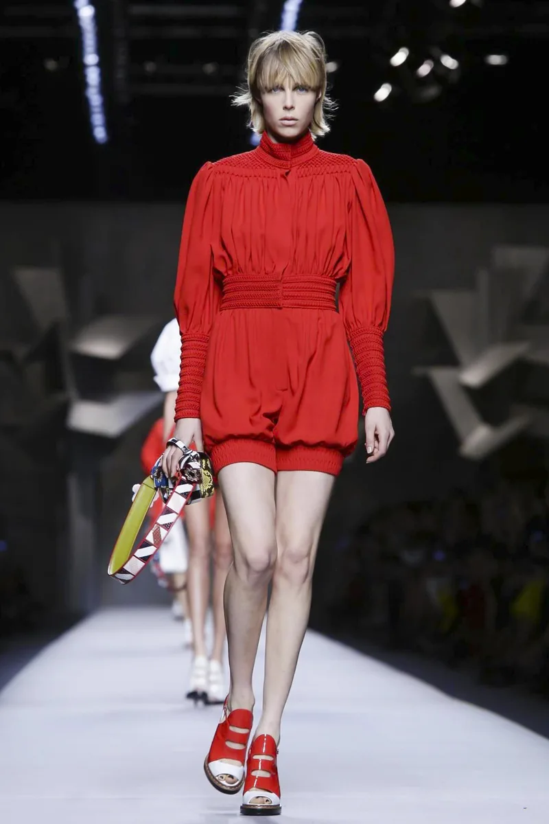 Fendi Fahions Show Ready to Wear Collection Spring Summer 2016 in Milan