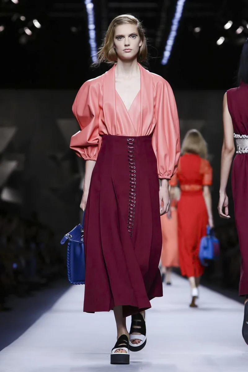 Fendi Fahions Show Ready to Wear Collection Spring Summer 2016 in Milan