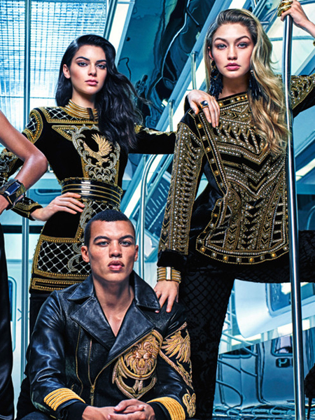 KENDALL JENNER’DAN BALMAIN İÇİN EĞLENCELİ GÖRÜNTÜLER