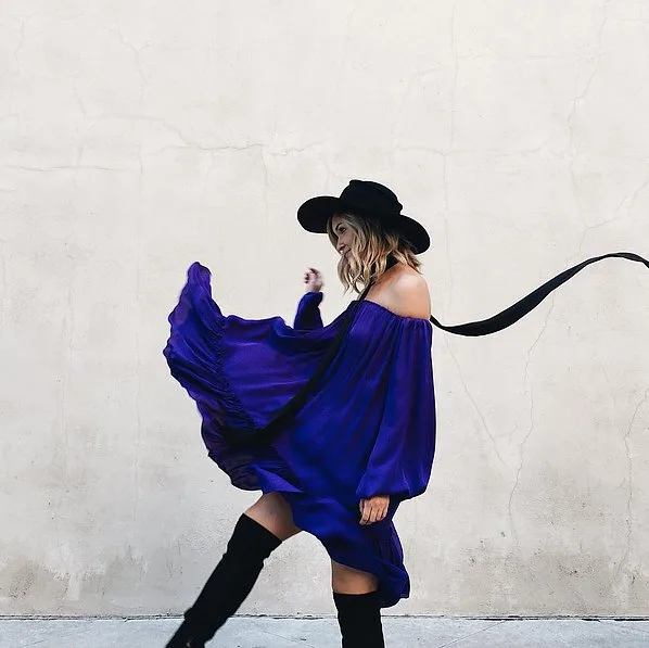 Flouncy-Dress-You-Wore-All-Summer-Scarf-Knee-Highs-Wide-Brimmed-Hat