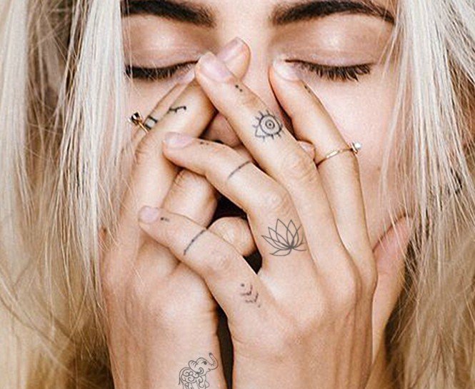 Parmağınız İçin 44 Küçük Dövme Modeli