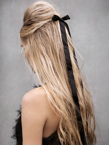 SİYAH SAÇ KURDELESİYLE YAPABİLECEĞİNİZ EN ZARİF 8 MODEL