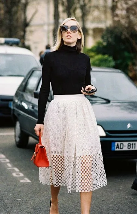 boğazlı kazak ile en şık kombinler 08