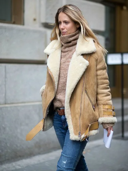 boğazlı kazak ile en şık kombinler