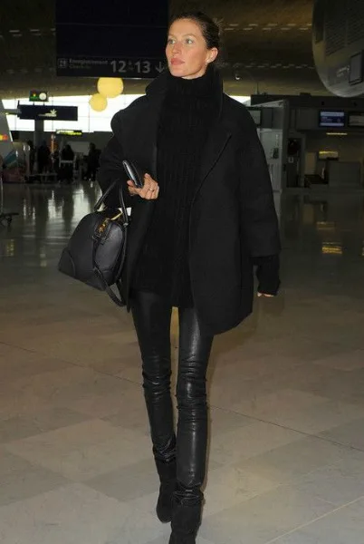 siyah kazak kombin önerileri 7