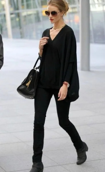 siyah kazak kombin önerileri 9