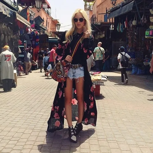 BOHEM VE SEKSİ KIZLAR İÇİN KİMONO GİYMENİN 9 YOLU (6)