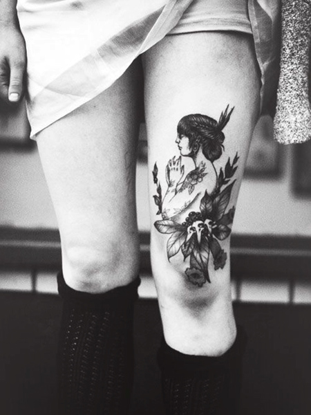 CESUR VE SINIR TANIMAYANLAR İÇİN 20 SEKSİ BACAK DÖVMESİ